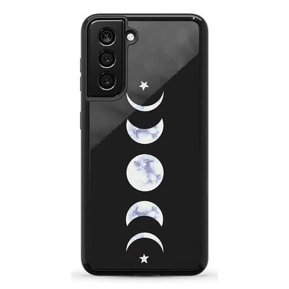 It's Just a Phase | Marble Moon Samsung Case