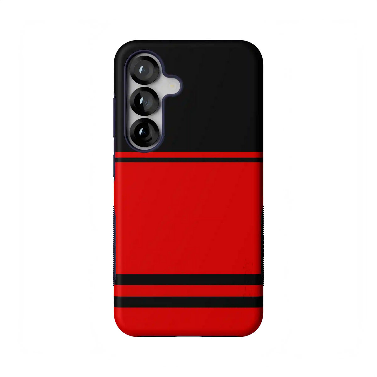 Storm Warning | Black & Red Stripes Case