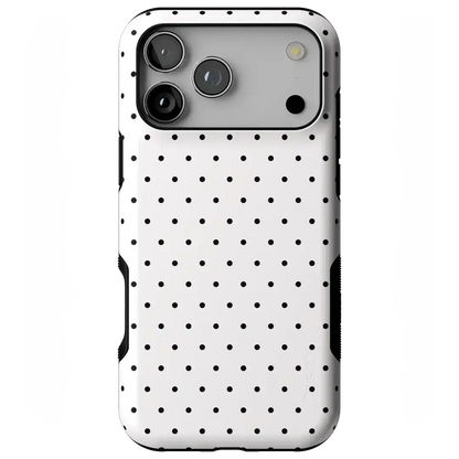 On the Dot | Black Polka Dot Case