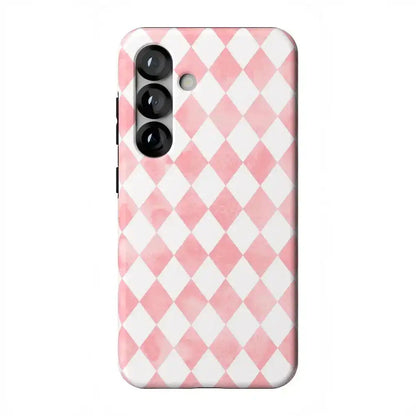 Queen of Diamonds | Pink Watercolor Case