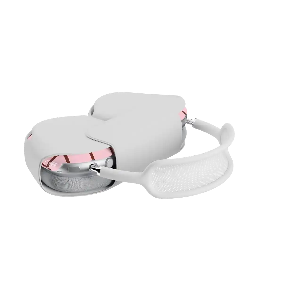 Uptown Gridlock | Pink Checkerboard AirPods Max Case