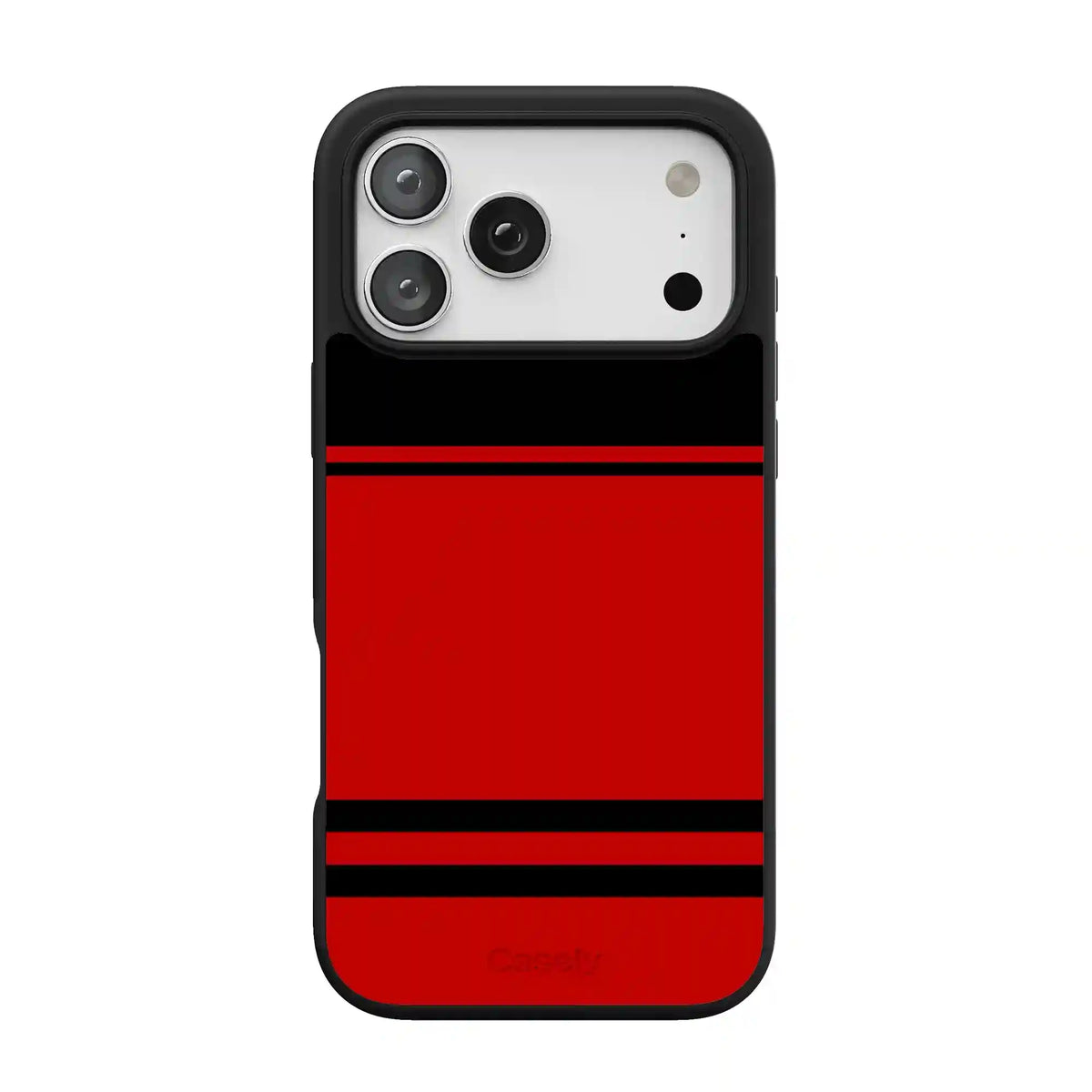 Storm Warning | Black & Red Stripes Case