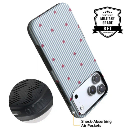 Love Lines | Blue Stripes Case
