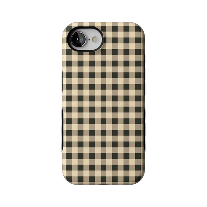 Cedar Lane | Black & Cream Gingham Case