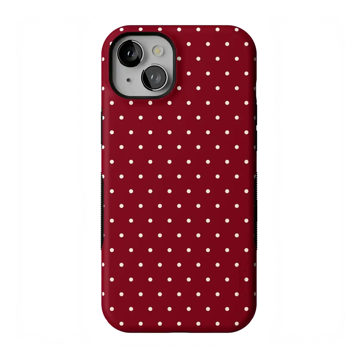 On the Dot | Maroon Polka Dot Case