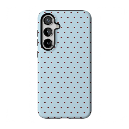 On the Dot | Blue Polka Dot Case