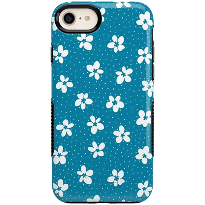 Flower My World | Ocean Blue Floral Case
