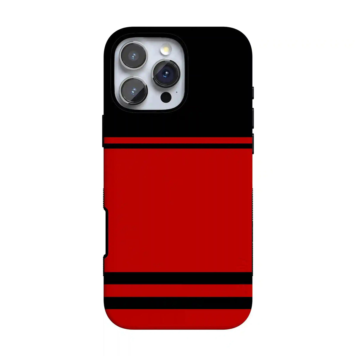 Storm Warning | Black & Red Stripes Case