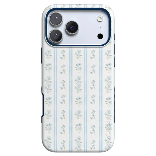 Cottage Stripe | Blue Floral Case