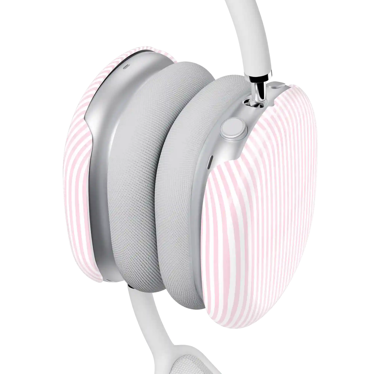 Stripes and the City | Light Pink Pinstripe AirPods Max Case