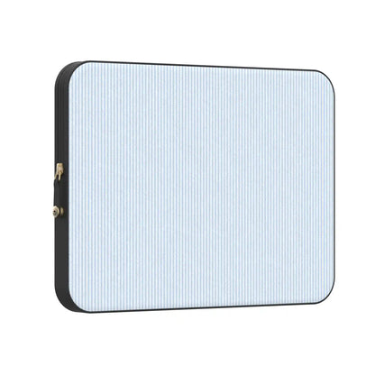 Stripes and the City | Light Blue Pinstripe Laptop Case