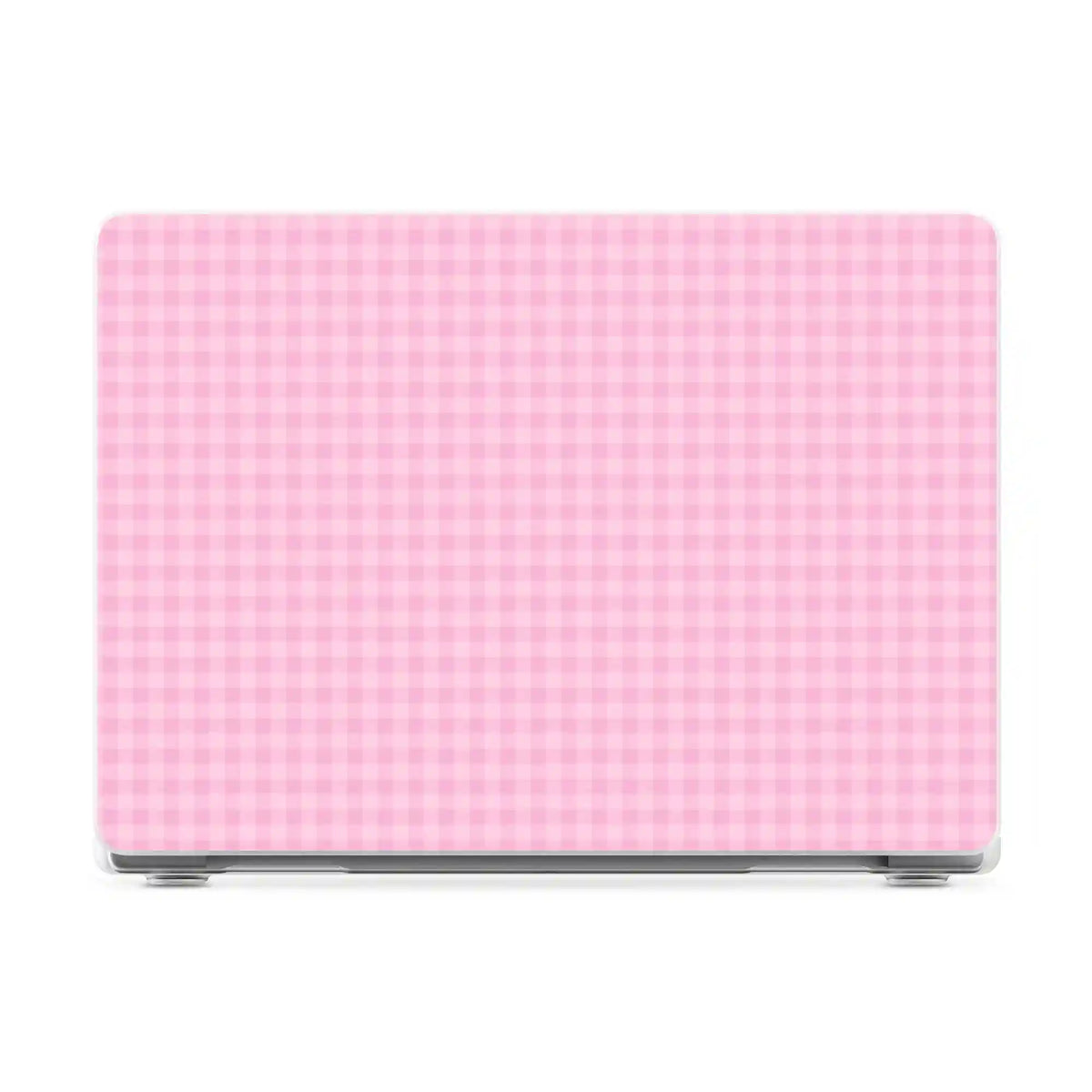 Sweet Jam | Light Pink Gingham Laptop Shell