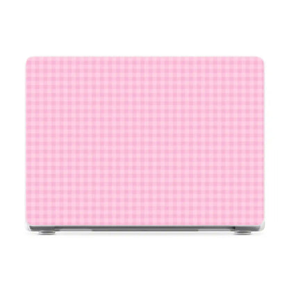 Sweet Jam | Light Pink Gingham Laptop Shell