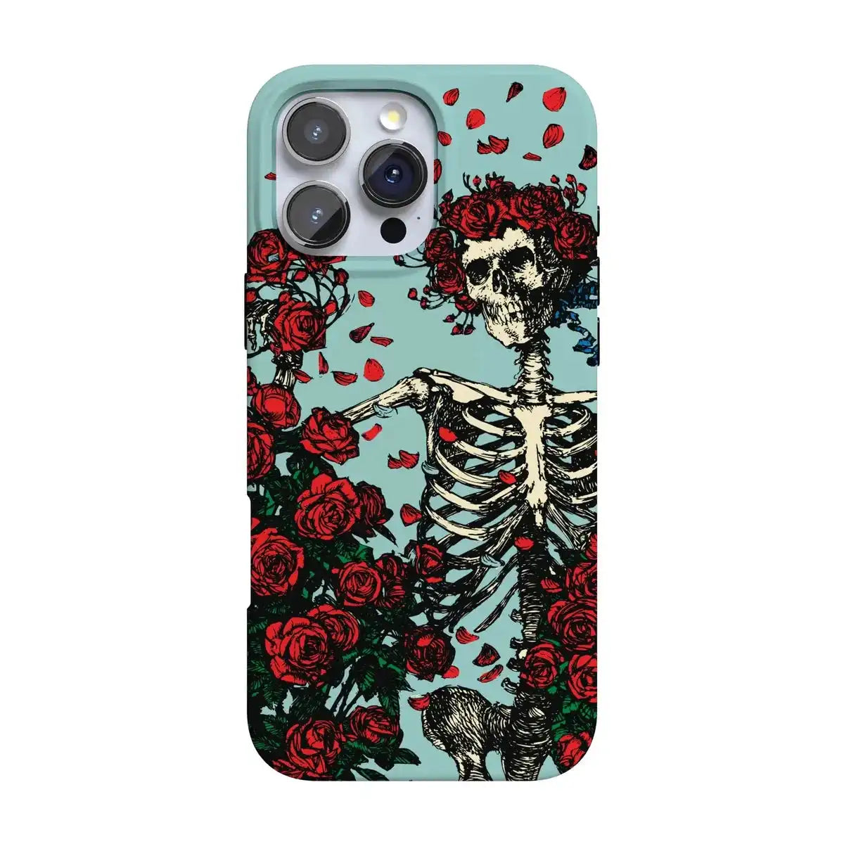 Forever Grateful | Grateful Dead Skeleton Floral Case