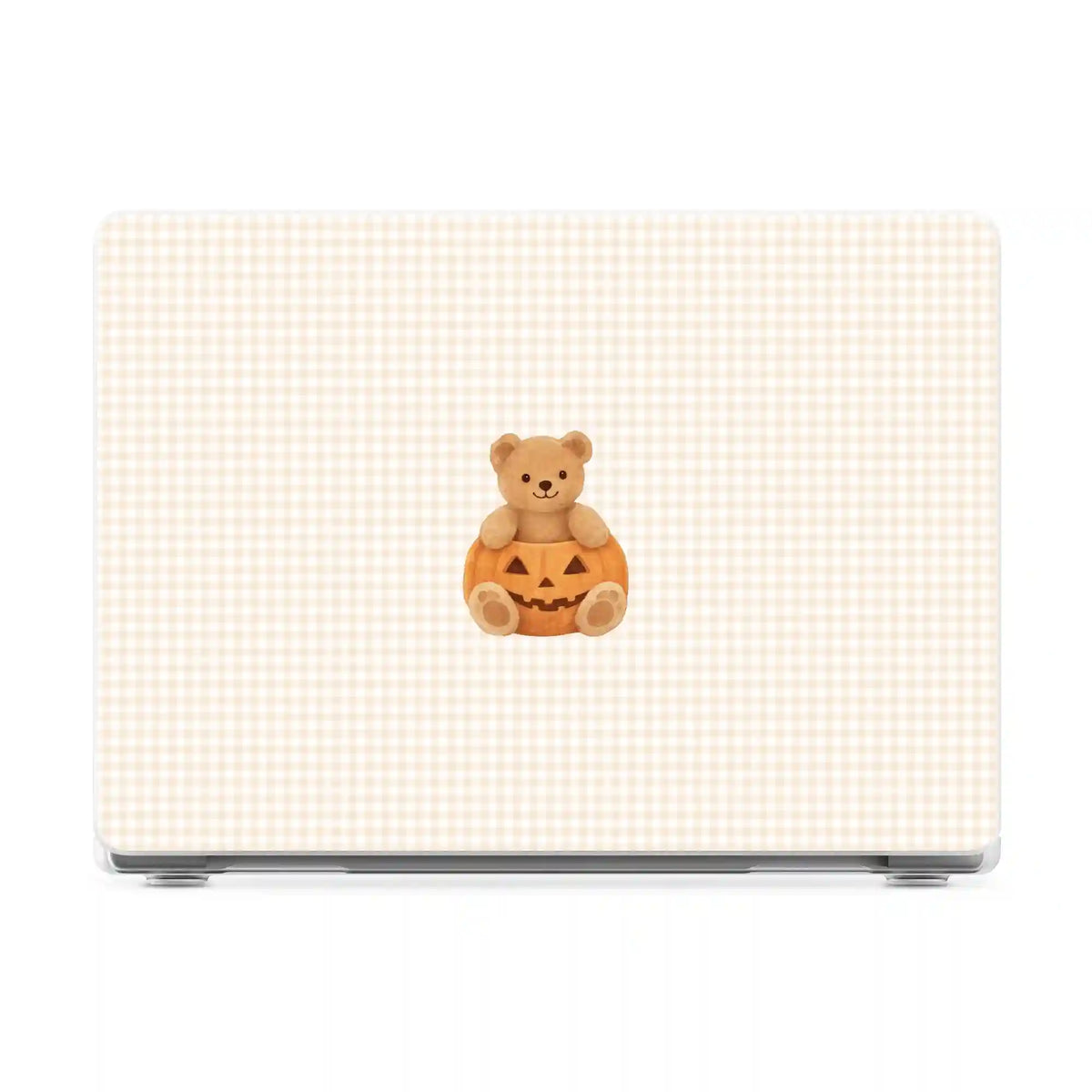Teddy Boo | Gingham Bear Laptop Shell