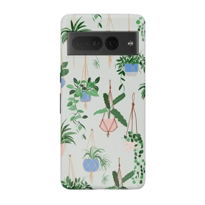 Hanging Around | Potted Plants Floral Google Pixel Case