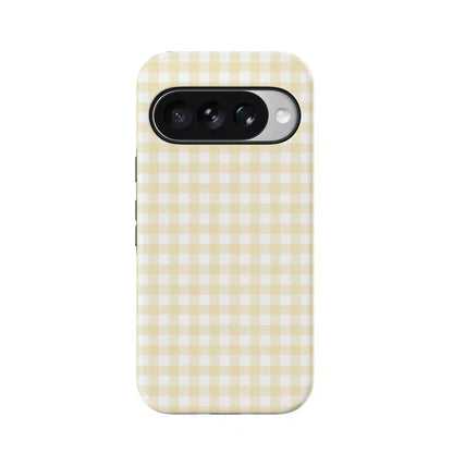 Pastel Picnic | Yellow Gingham Case