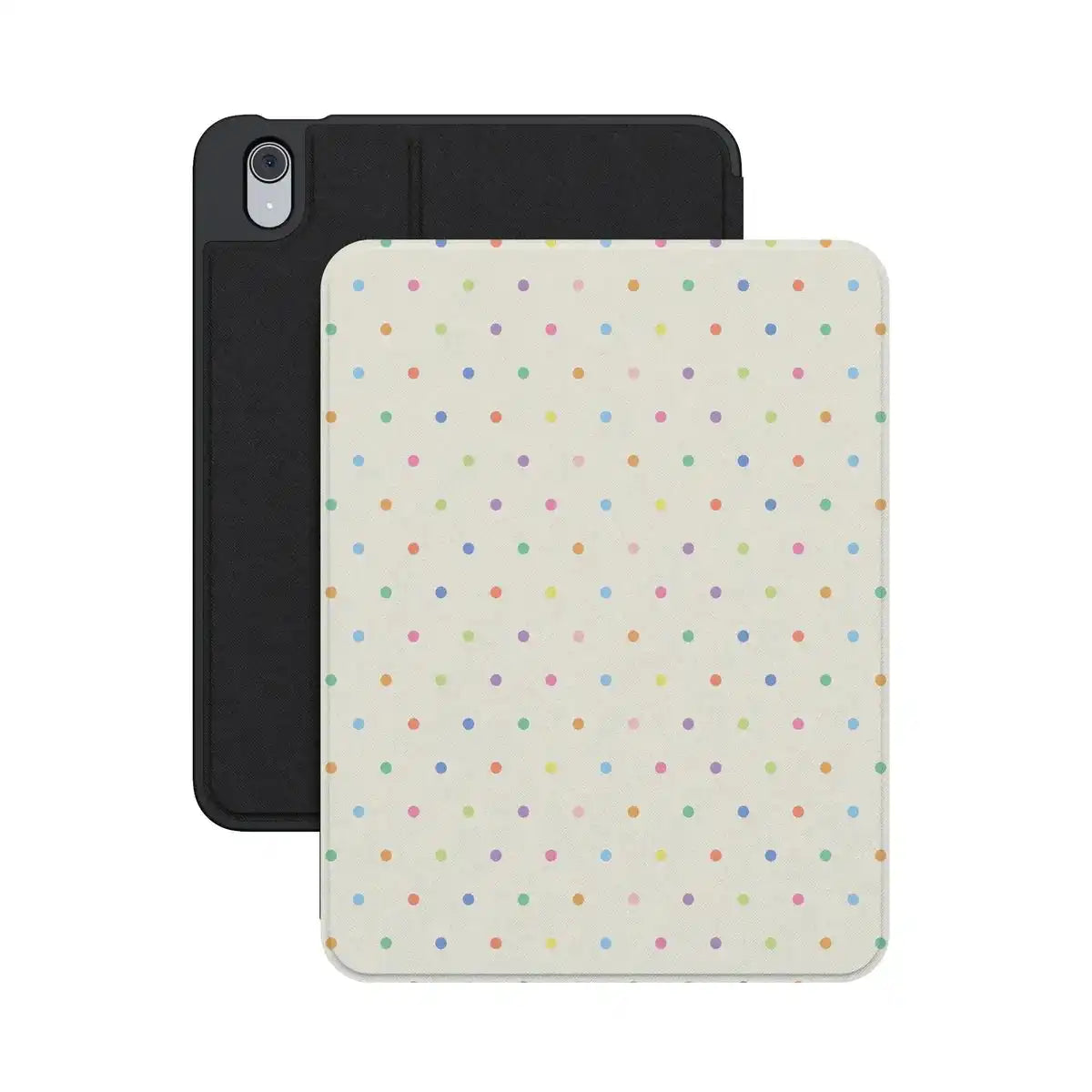 On the Dot | Rainbow Polka Dot iPad Case