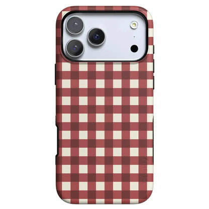 Checked Twice | Red Plaid Case