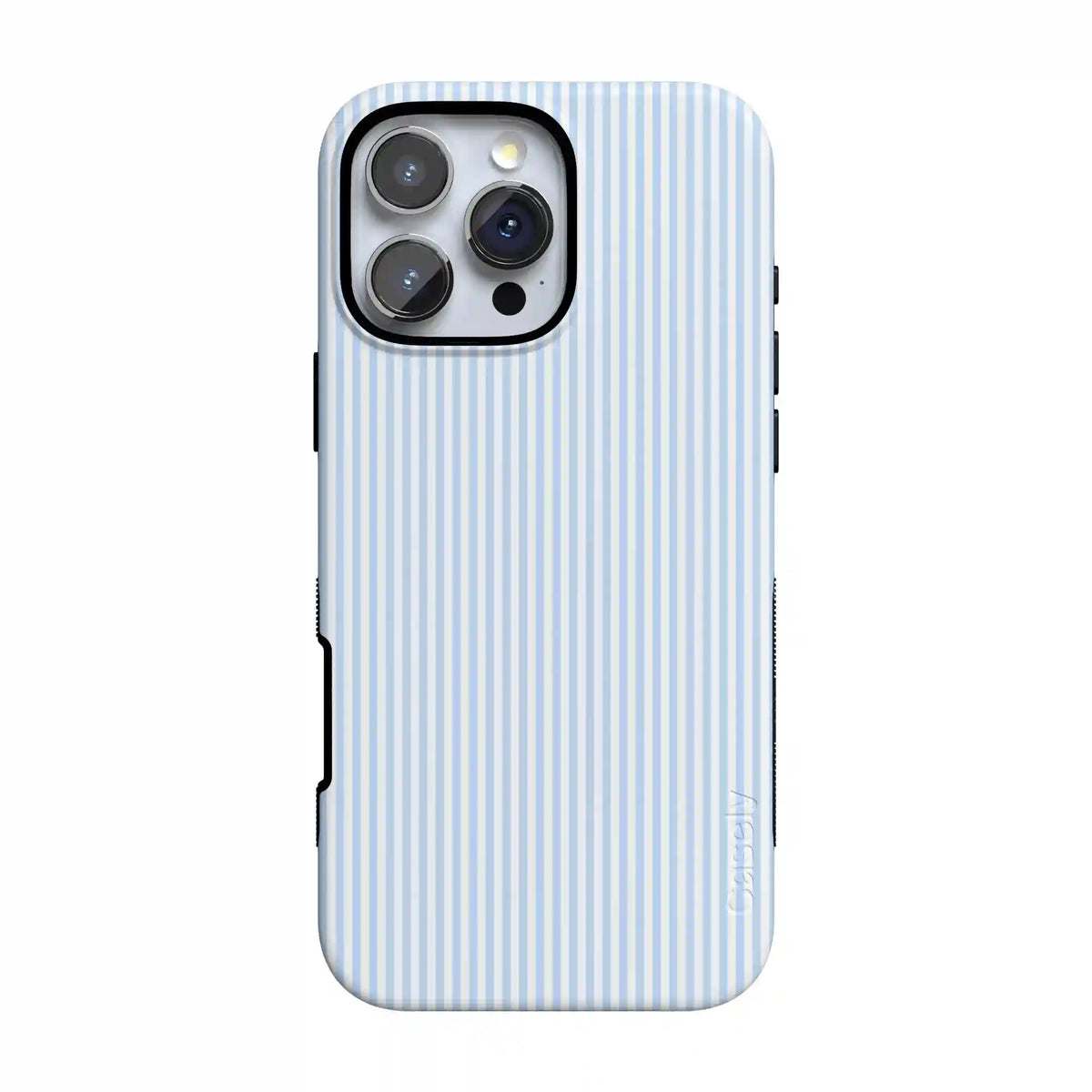 Stripes and the City | Light Blue Pinstripe Case