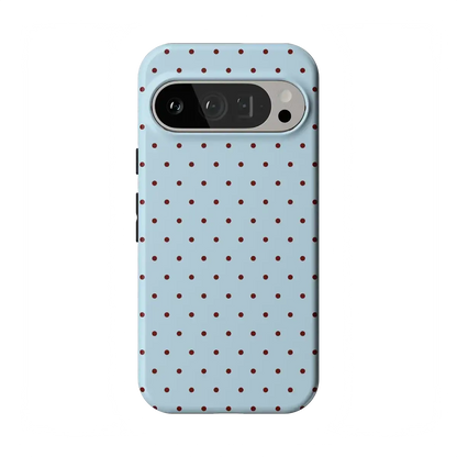 On the Dot | Blue Polka Dot Case