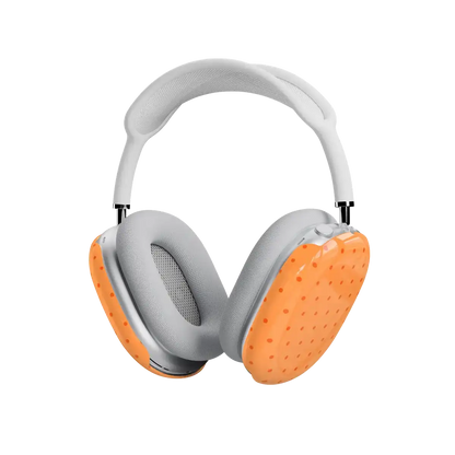 On the Dot | Orange Polka Dot AirPods Max Case