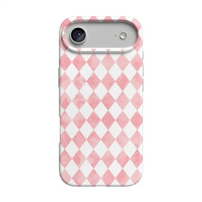 Queen of Diamonds | Pink Watercolor Case