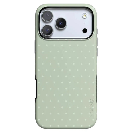 On the Dot | Green Polka Dot Case