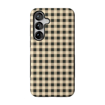 Cedar Lane | Black & Cream Gingham Case