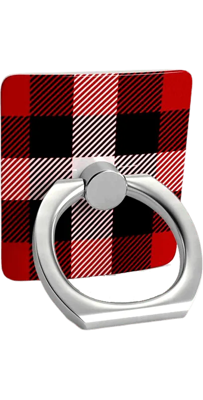 As if! | Red Plaid Phone Ring