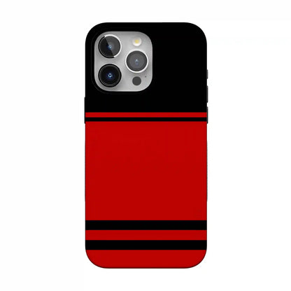 Storm Warning | Black & Red Stripes Case