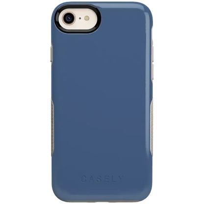 Steel Blue on Nude | Ultra-Protective Bold Case