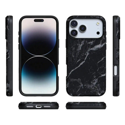 Black Pearl | Classic Black Marble Case