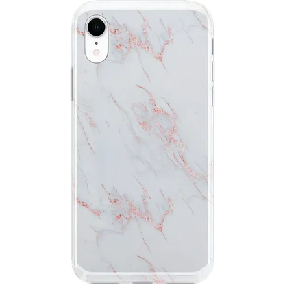 Subtle Blush | White and Pink Marble Case