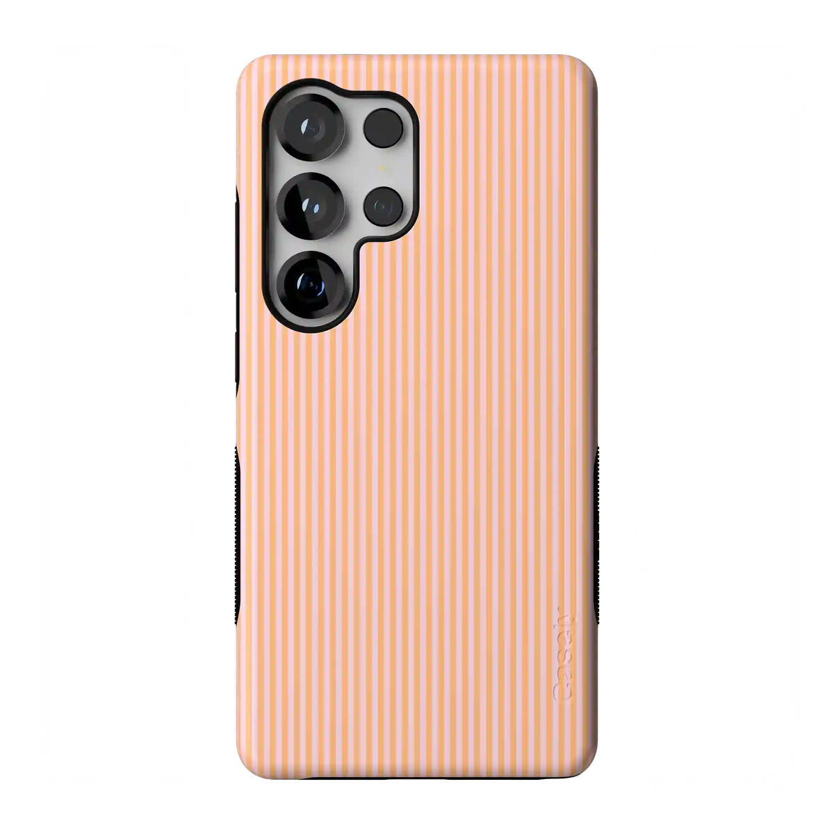 Stripes and the City | Orange & Pink Pinstripe Case