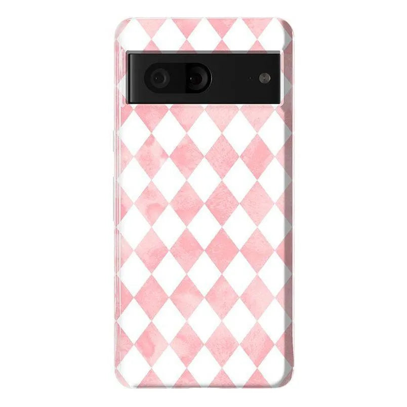 Queen of Diamonds | Pink Watercolor Case