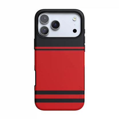 Storm Warning | Black & Red Stripes Case