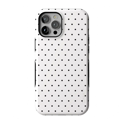 On the Dot | Black Polka Dot Case
