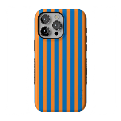 Go New York | Blue & Orange Stripes Case