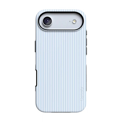 Stripes and the City | Light Blue Pinstripe Case
