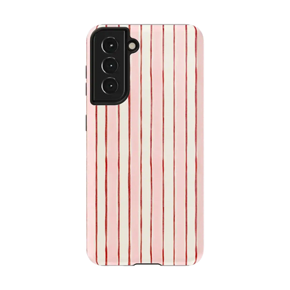 Pretty in Pastel | Blush Stripes Case