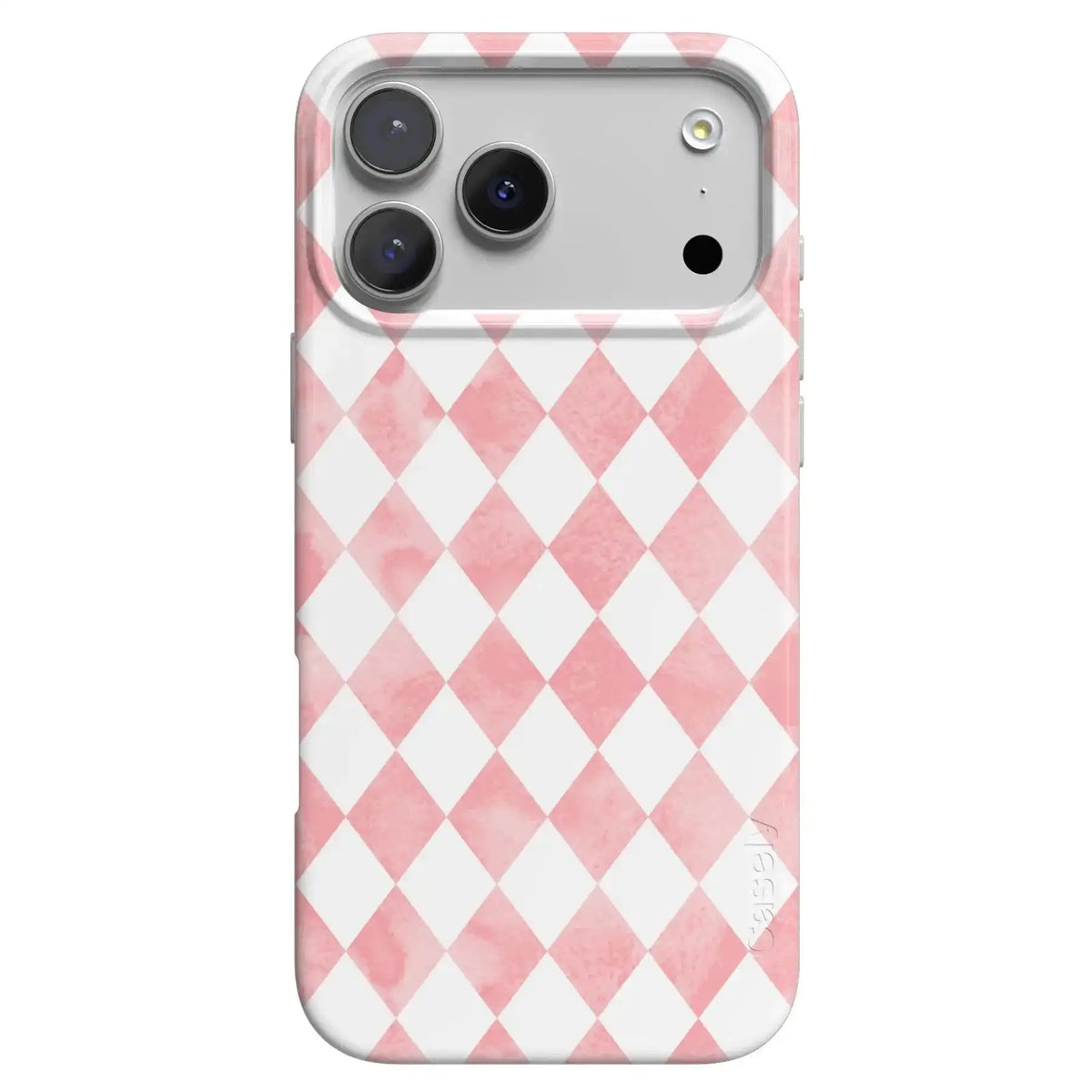 Queen of Diamonds | Pink Watercolor Case