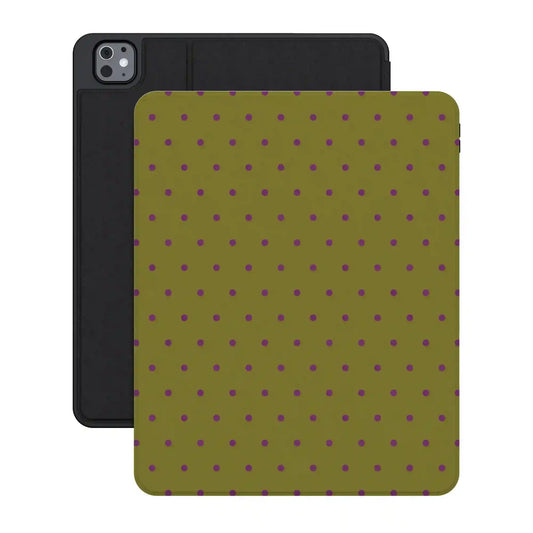 On the Dot | Moss & Plum Dots iPad Case