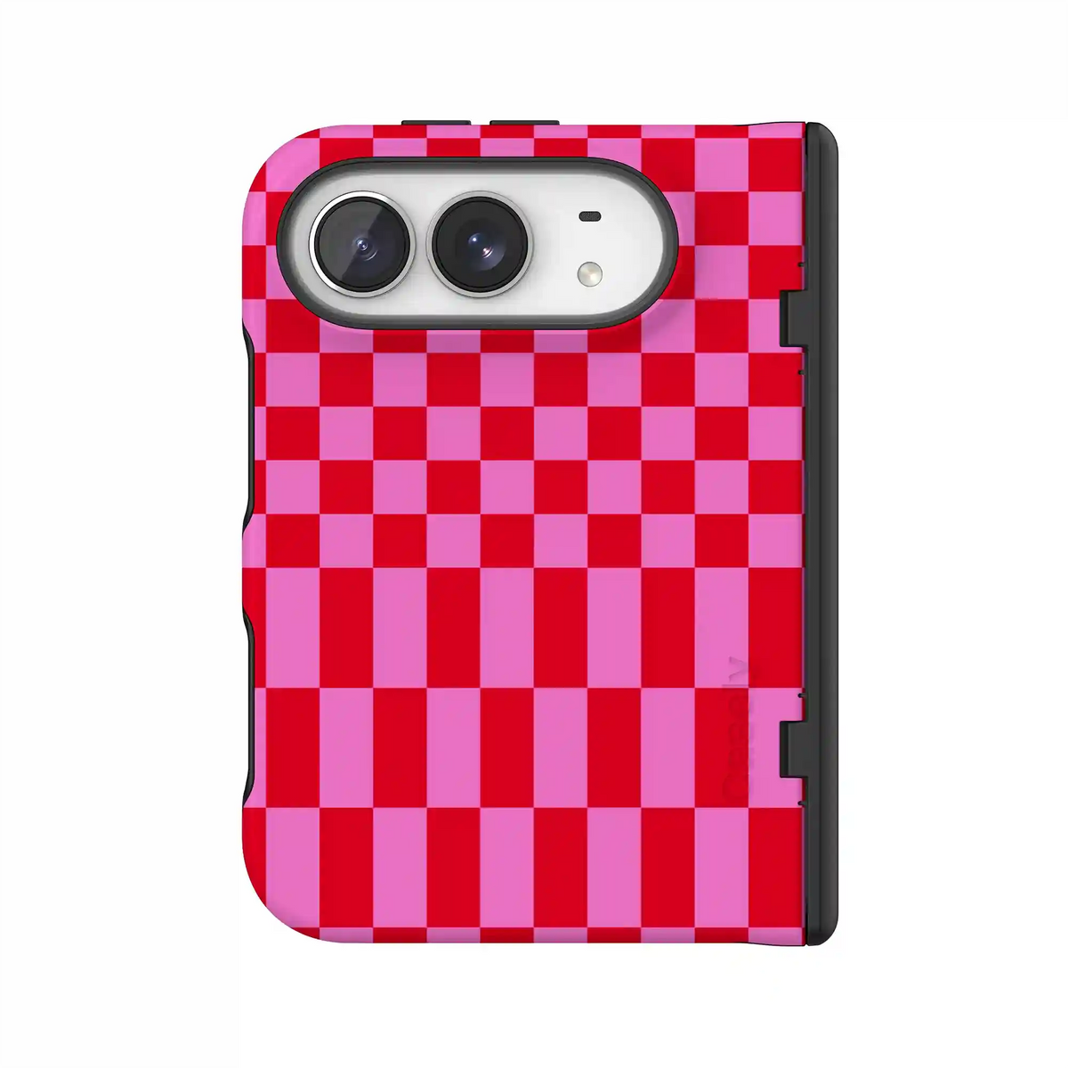 Vibe Check | Pink Checkerboard Case