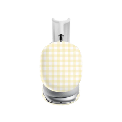 Pastel Picnic | Yellow Gingham AirPods Max Case