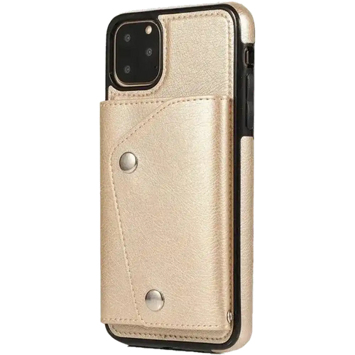 Gold Vegan Leather | Wallet Case