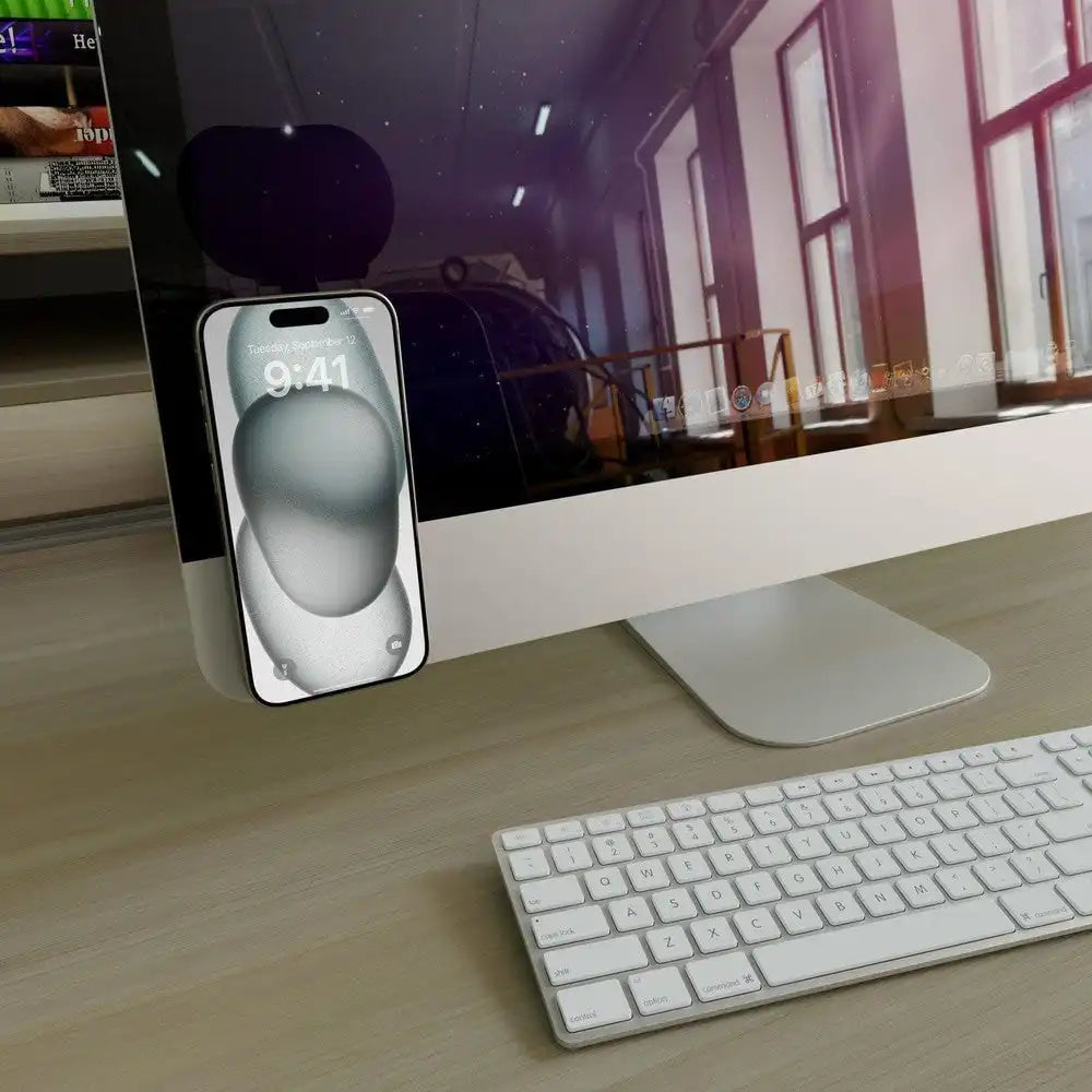Grippy | Pink Silicone Suction Phone Mount with MagSafe