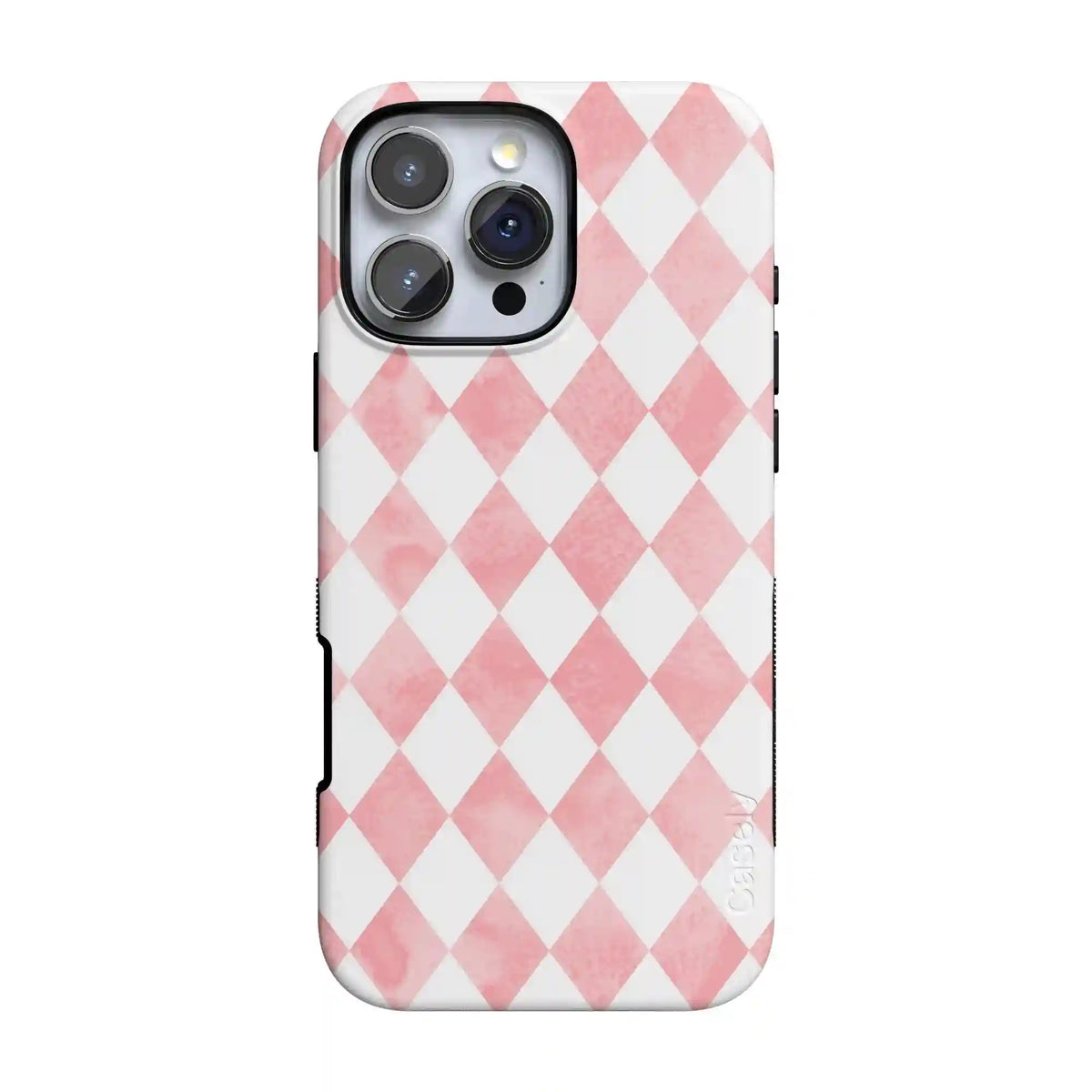 Queen of Diamonds | Pink Watercolor Case
