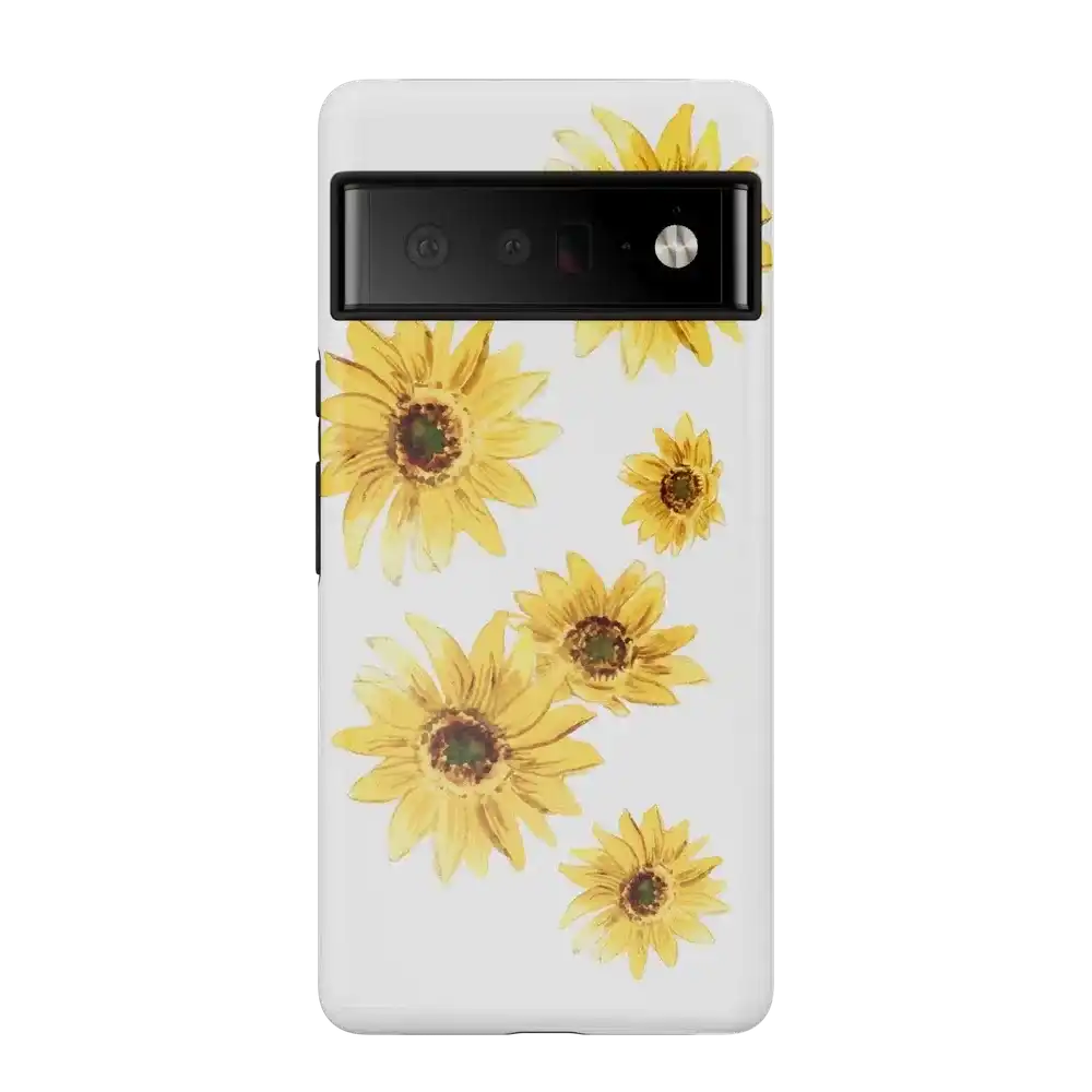 Golden Garden | Yellow Sunflower Floral Google Pixel Case