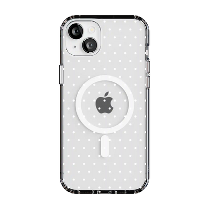 On the Dot | White Polka Dot Case